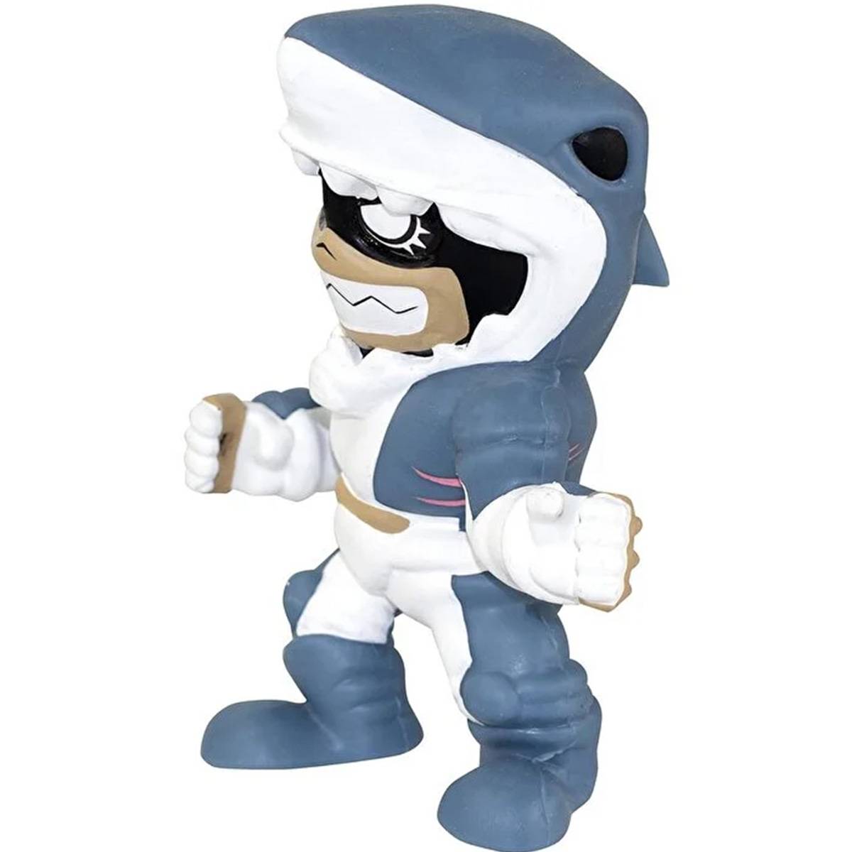 Süper Maskeli Strech Jaw Boy Figür
