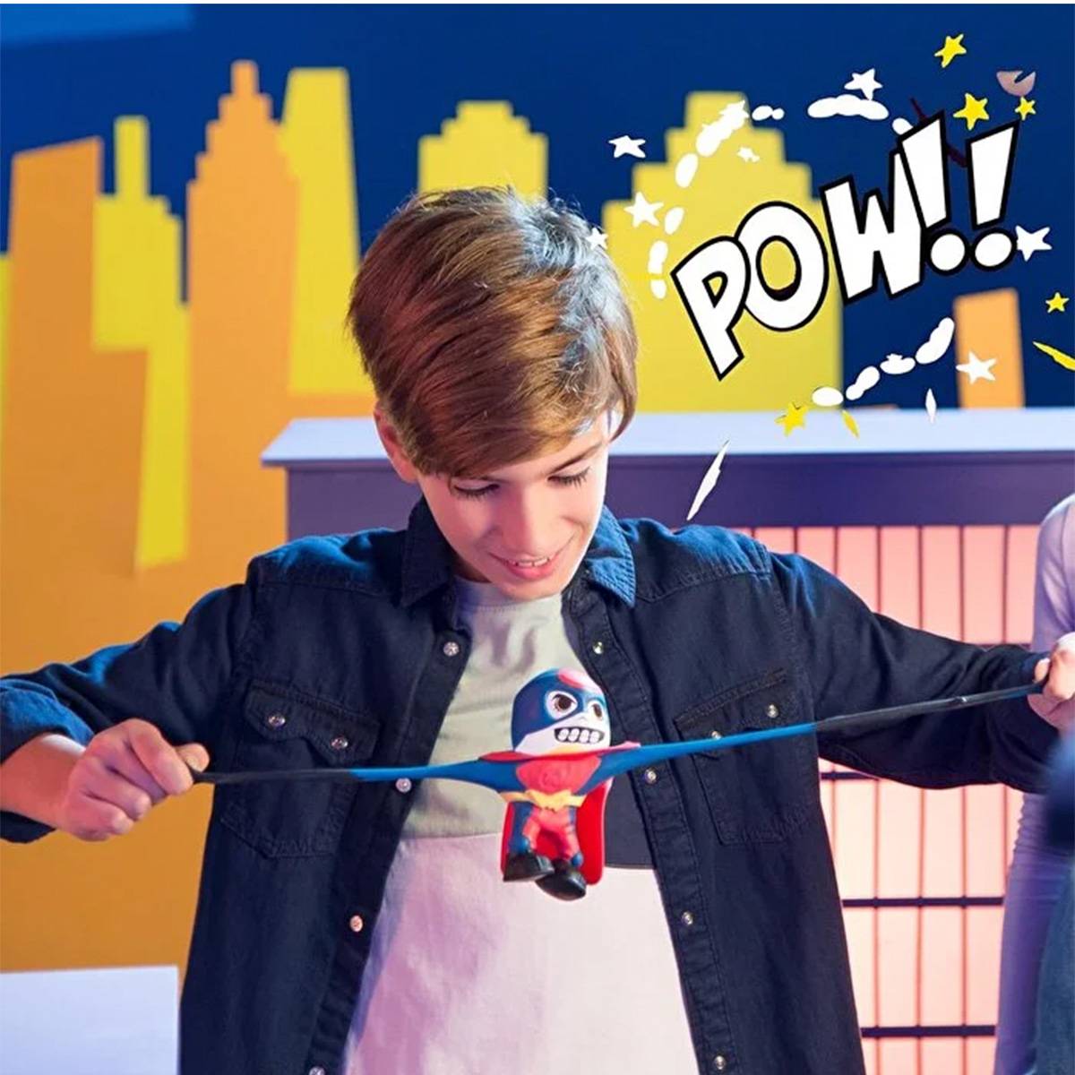 Süper Maskeli Strech Peperman Figür