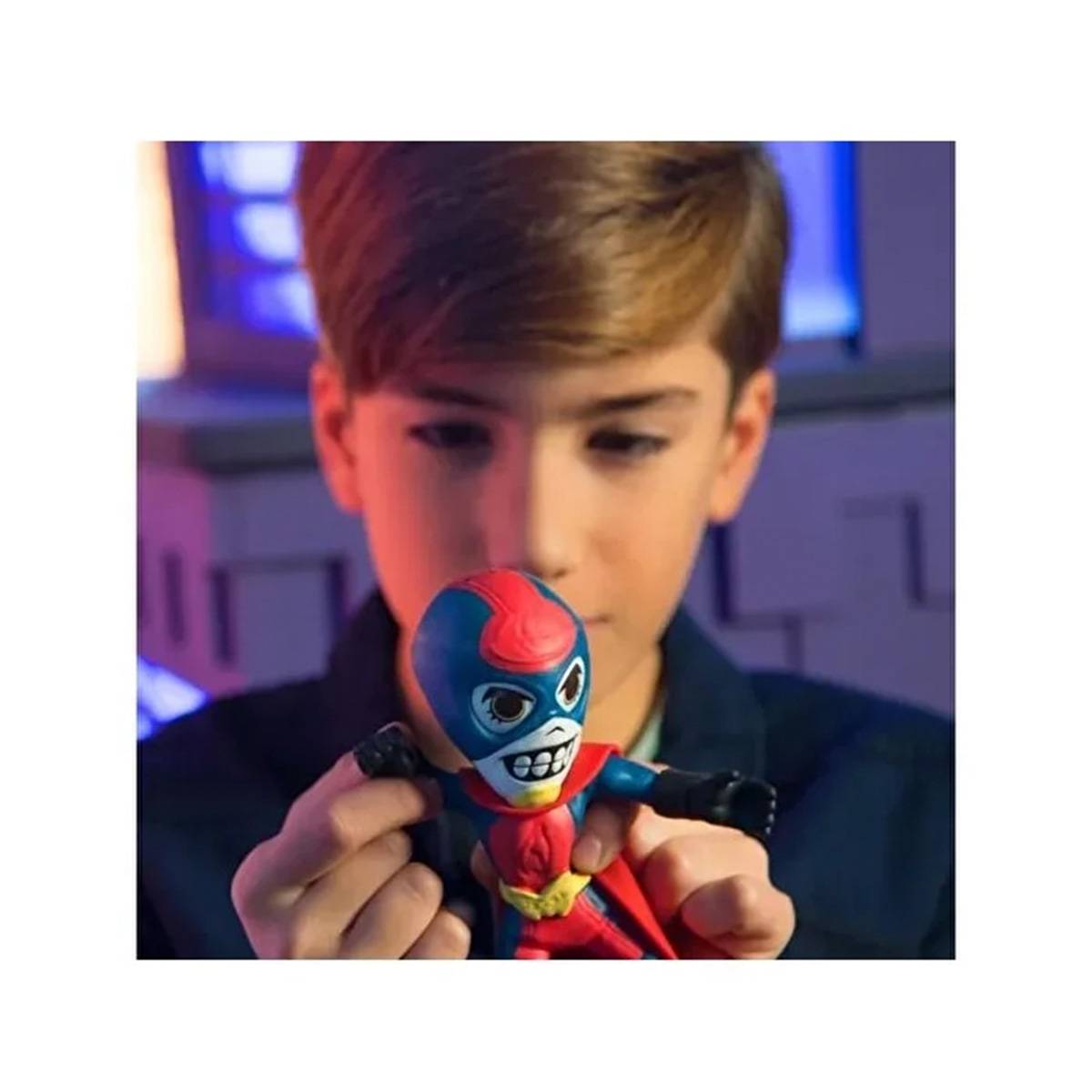 Süper Maskeli Strech Peperman Figür