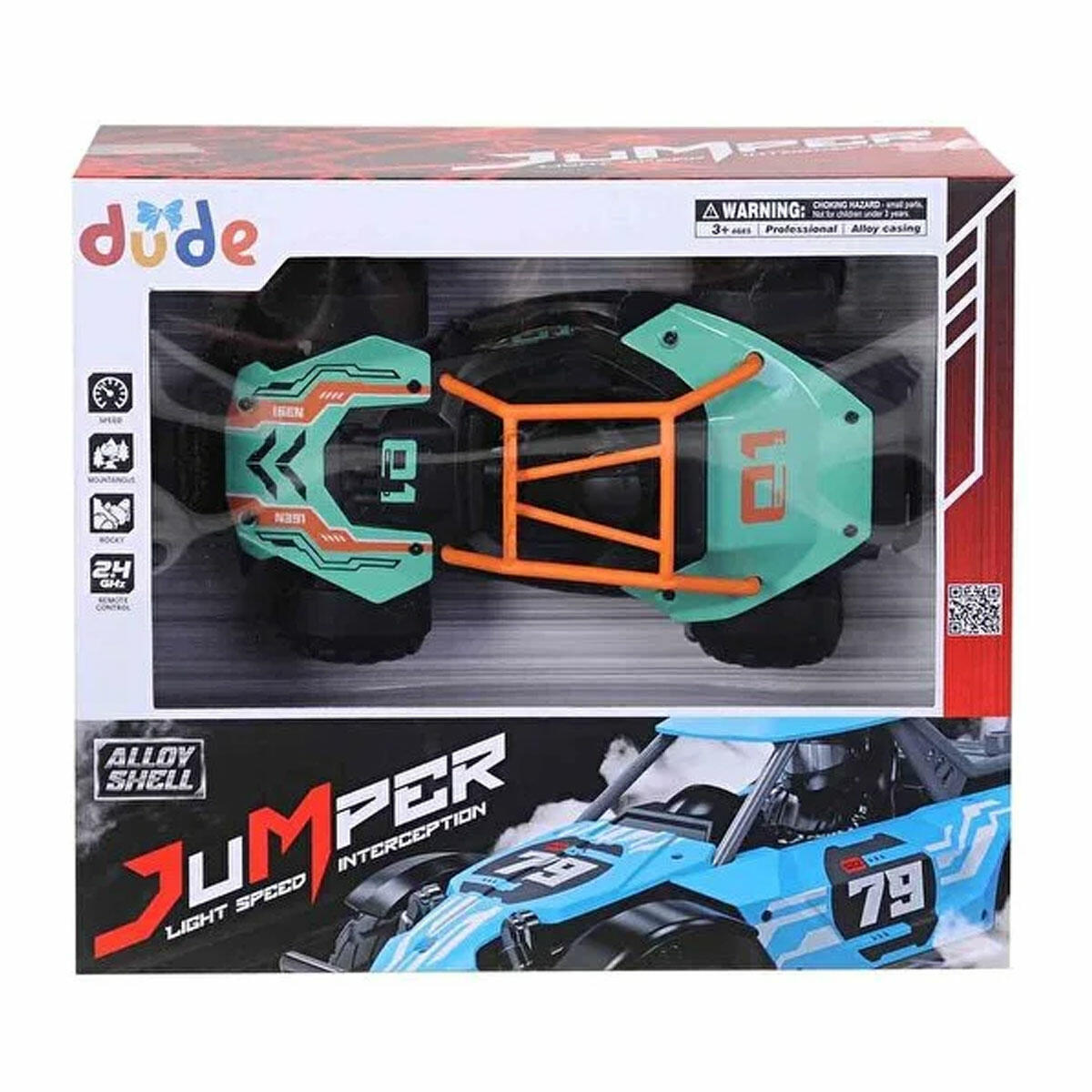 2.4 GHz Şarjlı Uzaktan Kumandalı Metal Off-Road Araba | Işıklı ve Hızlı Yarış Aracı | Dayanıklı Alaşımlı Gövde