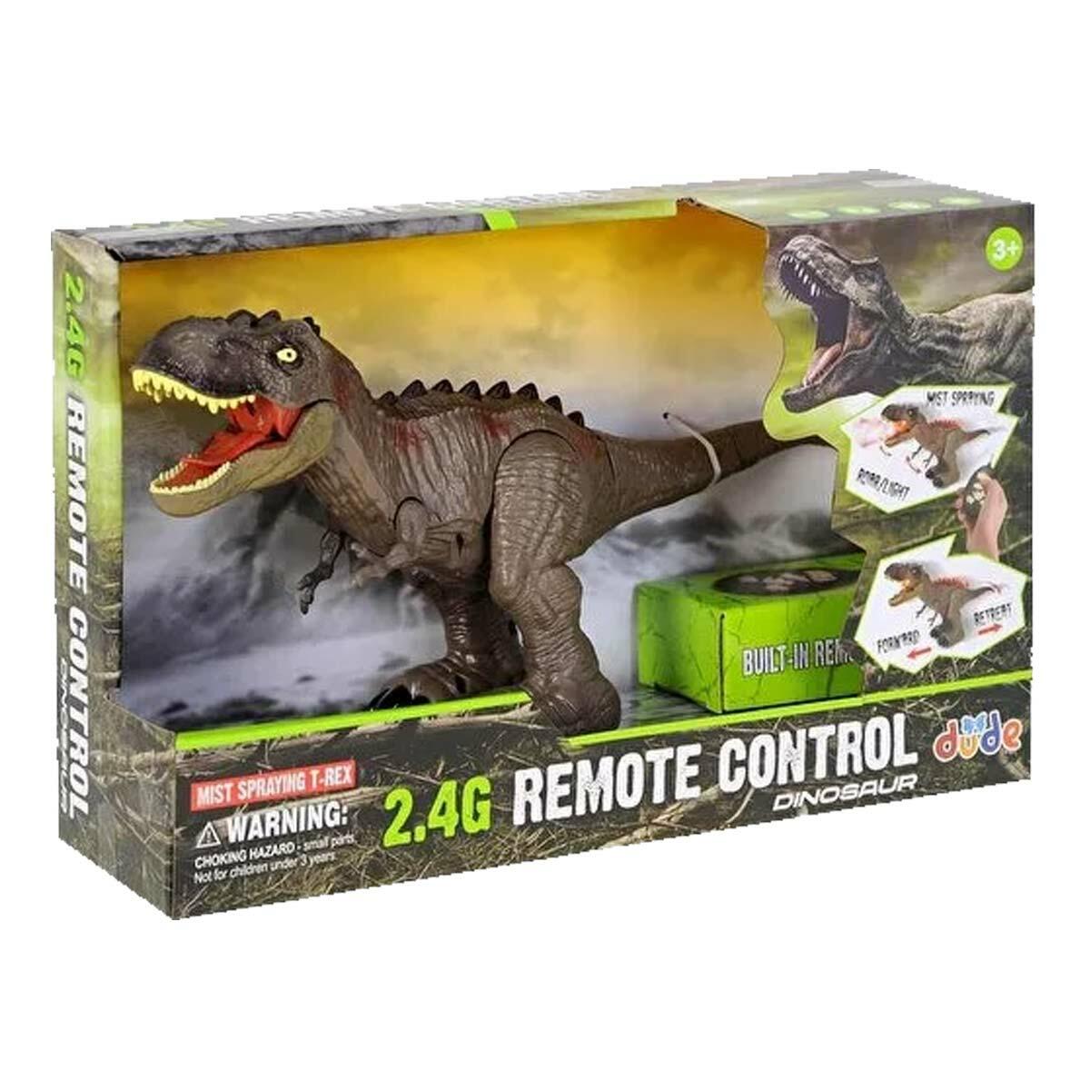 2.4G Uzaktan Kumandalı T-Rex Dinozor 34 CM | Buhar Efektli Ve Sesli Figür | Feyza Oyuncak Jura Serisi