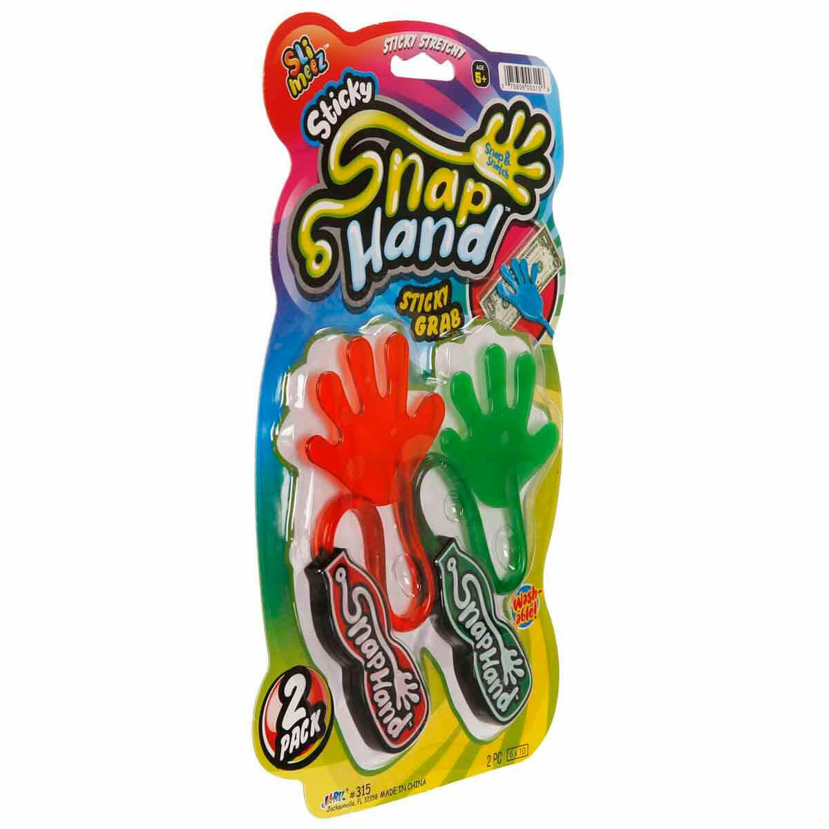 Jaru 2'li Eğlenceli Yapışkan El – Esnek ve Yapışkan Oyun Oyuncağı