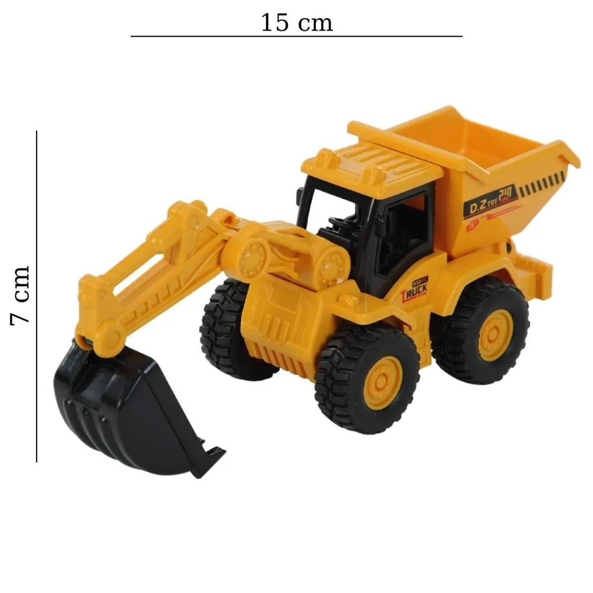 Birlik Oyuncak Sürtmeli Büyük İnşaat Araçları