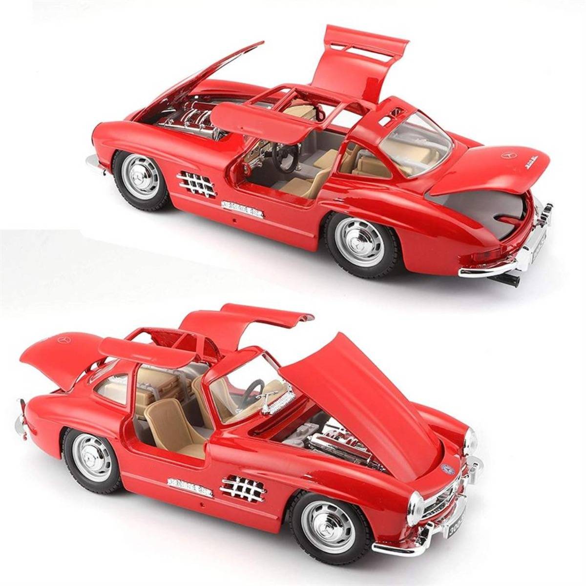 Bburago 1:24 Mercedes-Benz 300SL 1954 Model Araba