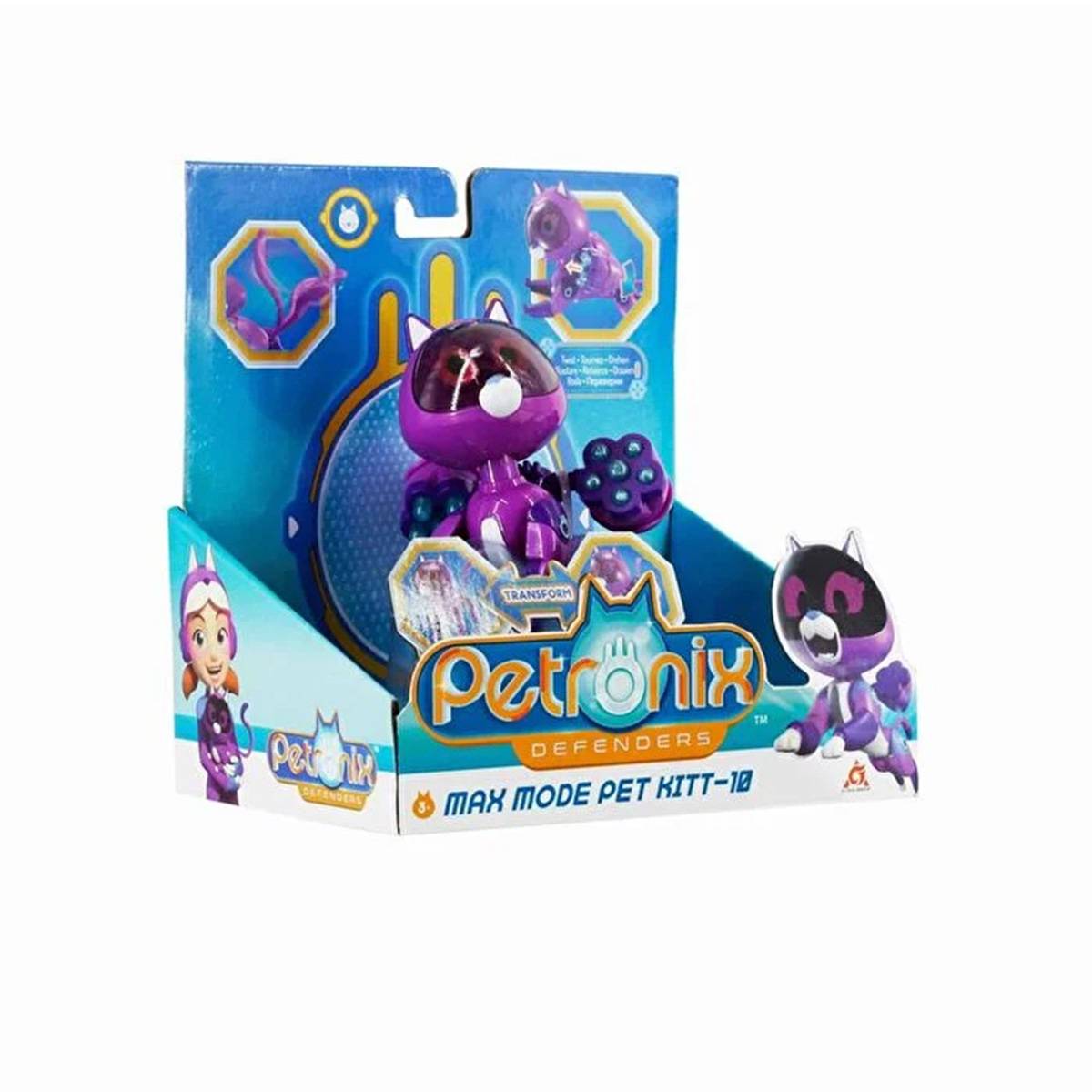 Petronix Defenders Max Mode ve Pet Kitt-10 Figür