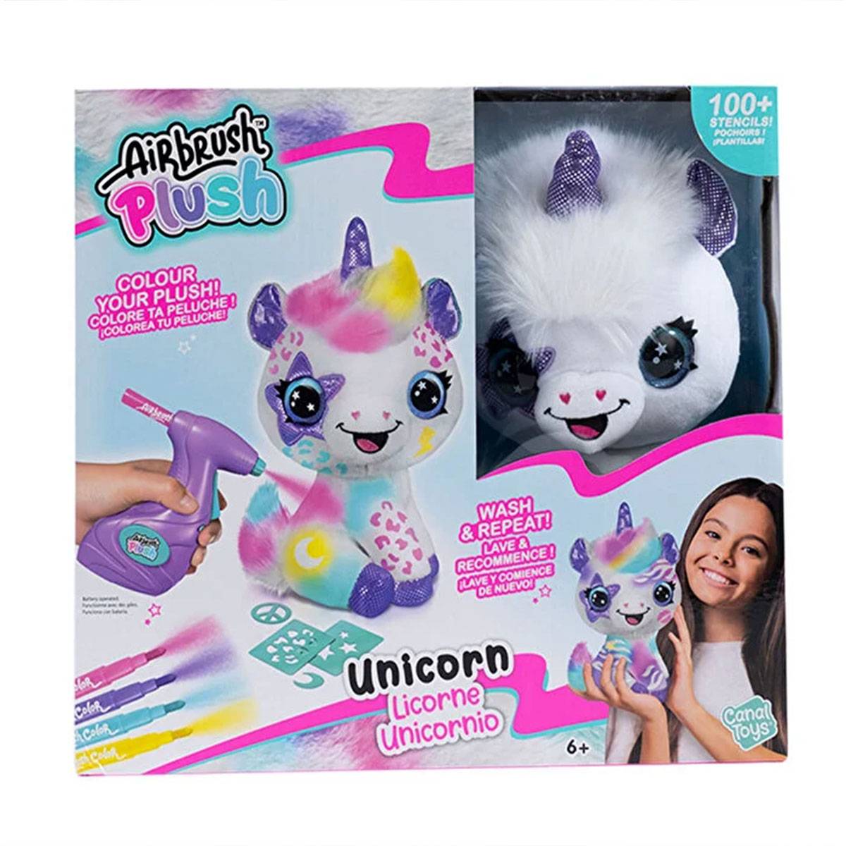 Airbrush Peluş Unicorn