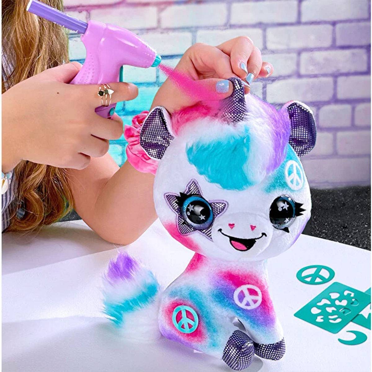 Airbrush Peluş Unicorn