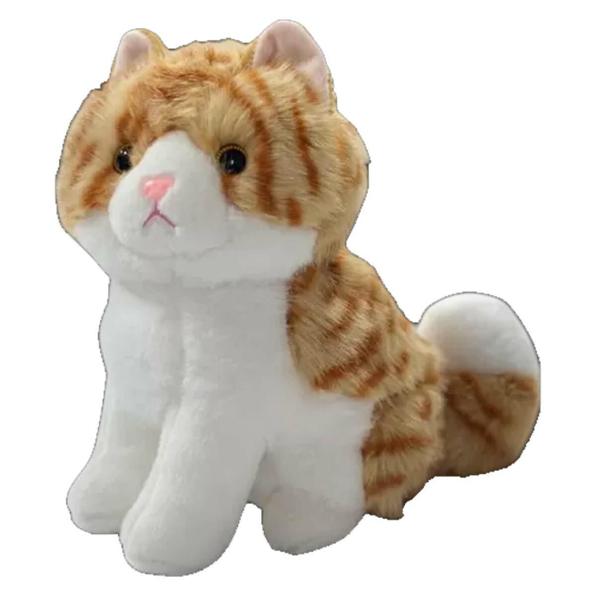 23 cm Yumuşacık Peluş Kedi | Welsoft Kumaş Uyku Arkadaşı | CE Belgeli Ve Güvenli Kedi Figürü