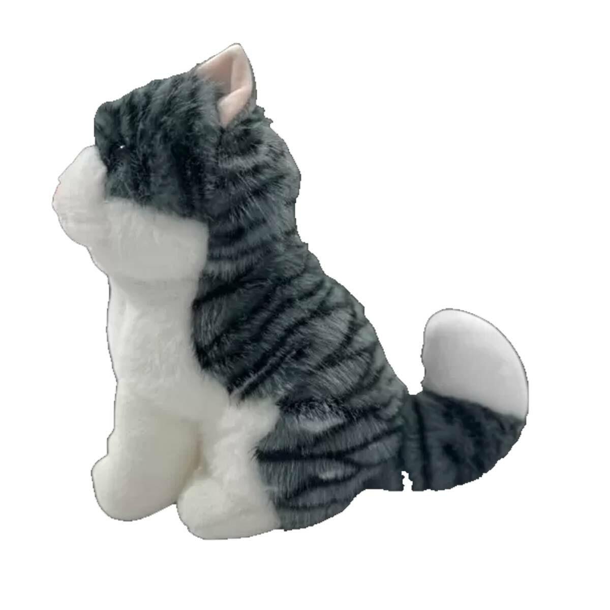 23 cm Yumuşacık Peluş Kedi | Welsoft Kumaş Uyku Arkadaşı | CE Belgeli Ve Güvenli Kedi Figürü