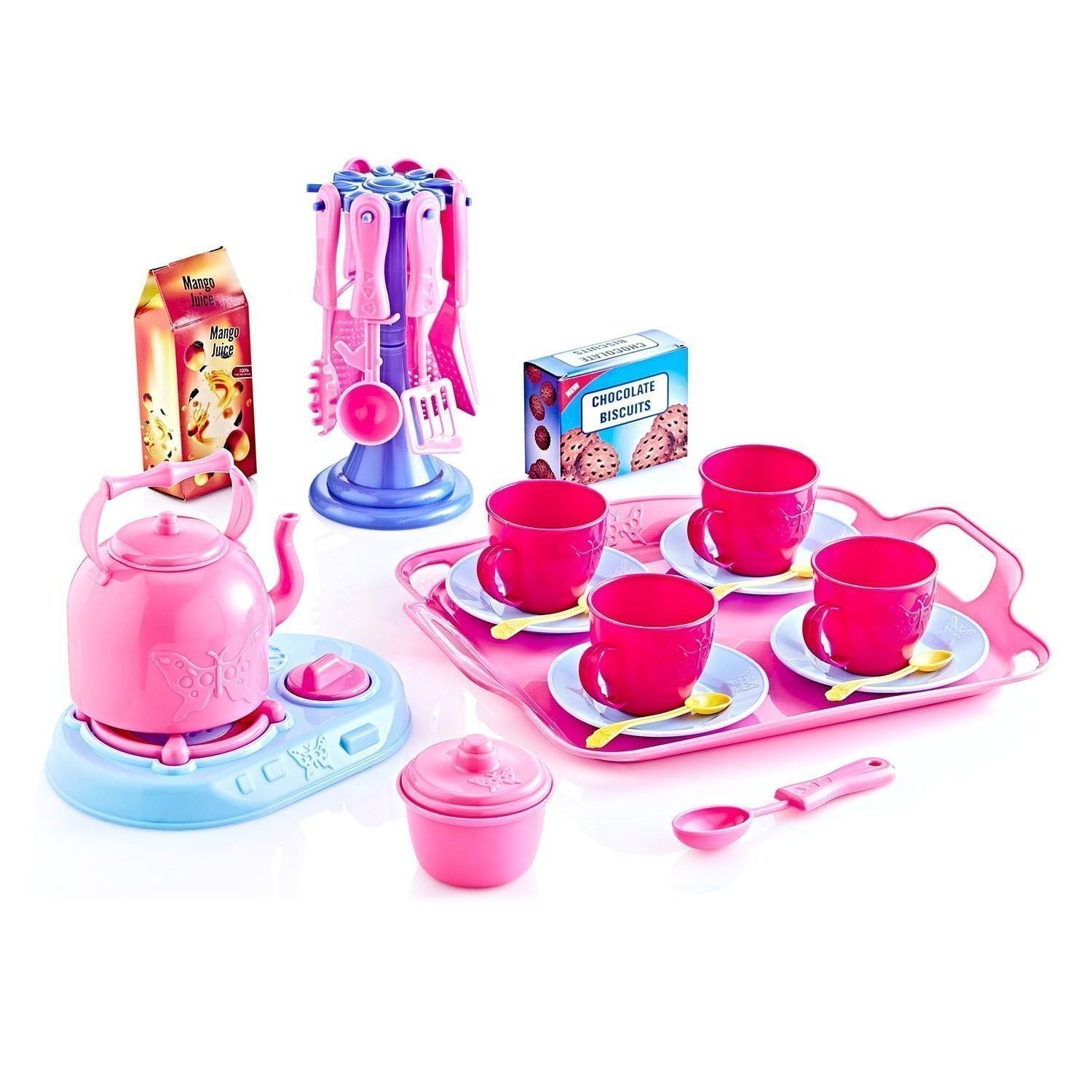 Güçlü Toys - Büyük Çay Seti (El Çantalı)