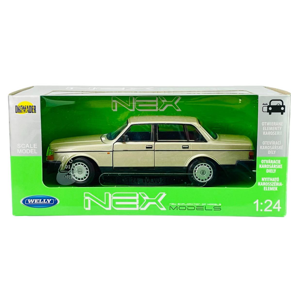 Welly 1:24 Volvo 240 GL Model Araba
