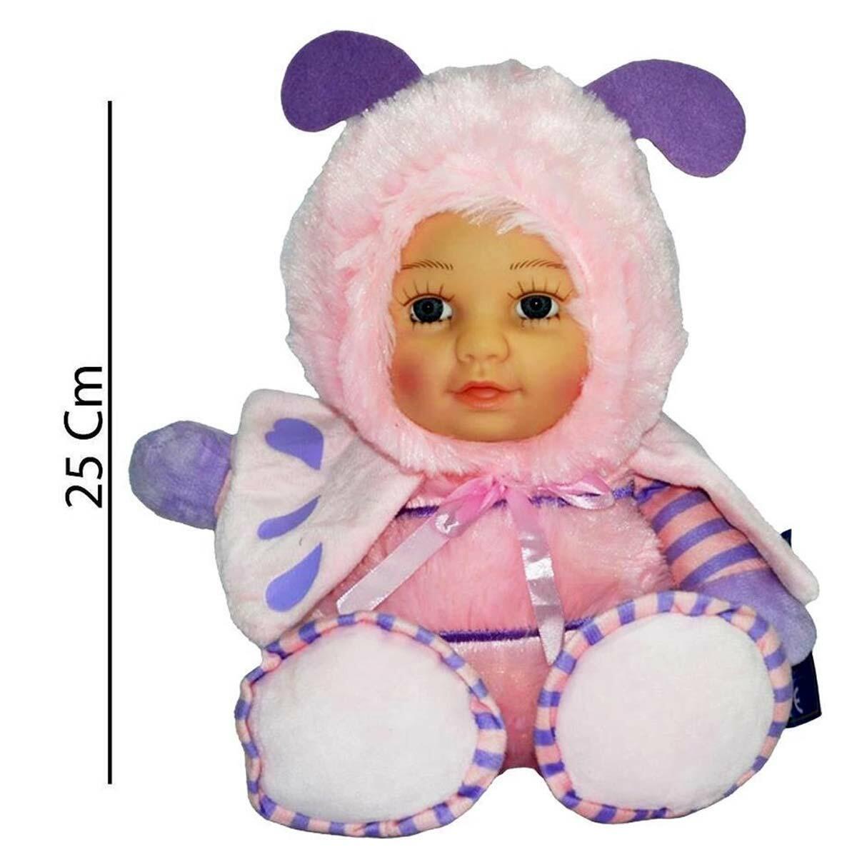 25 Cm Kelebek Bebek Peluş | Yumuşak Kanatlı Uyku Arkadaşı | 3+ Yaş Eğitici Ve Sevimli Oyuncak