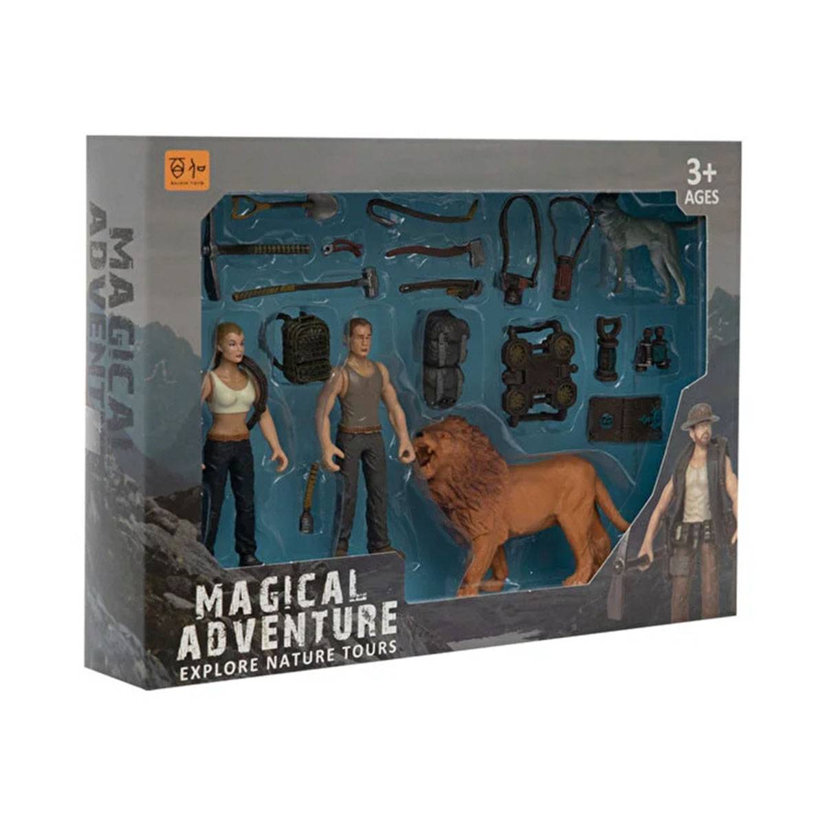 2'li Figürlü Aslanlı Savunma Seti