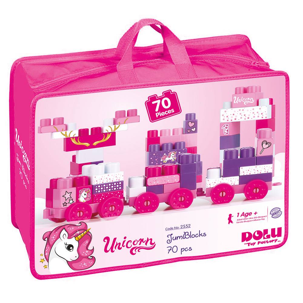 Unicorn Çantalı Mega Blok 70'li