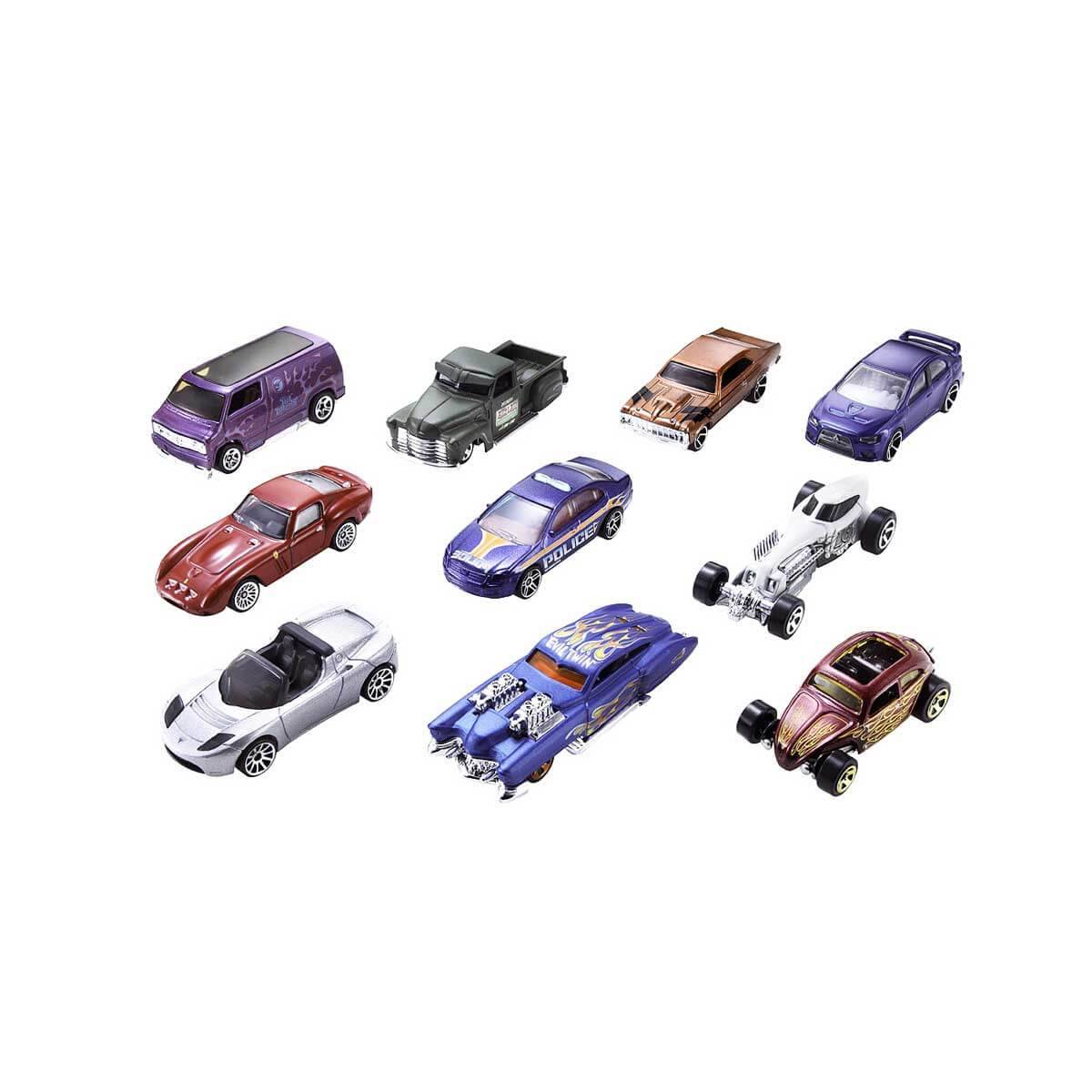 Hot Wheels 10'lu Araba Seti
