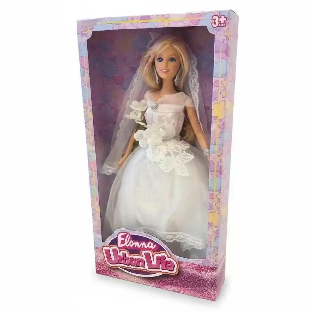 29 CM Gelin Bebek | Beyaz Gelinlikli Moda Bebeği | Feyza Oyuncak Klasik Düğün Serisi