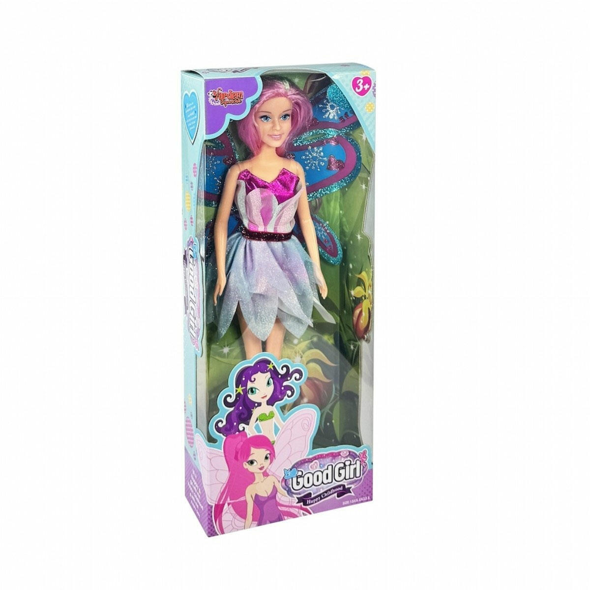 29 cm Kanatlı Peri Bebek | Sihirli Kanatlı Masal Kahramanı | 3+ Yaş Eğitici Ve Şık Oyuncak Bebek