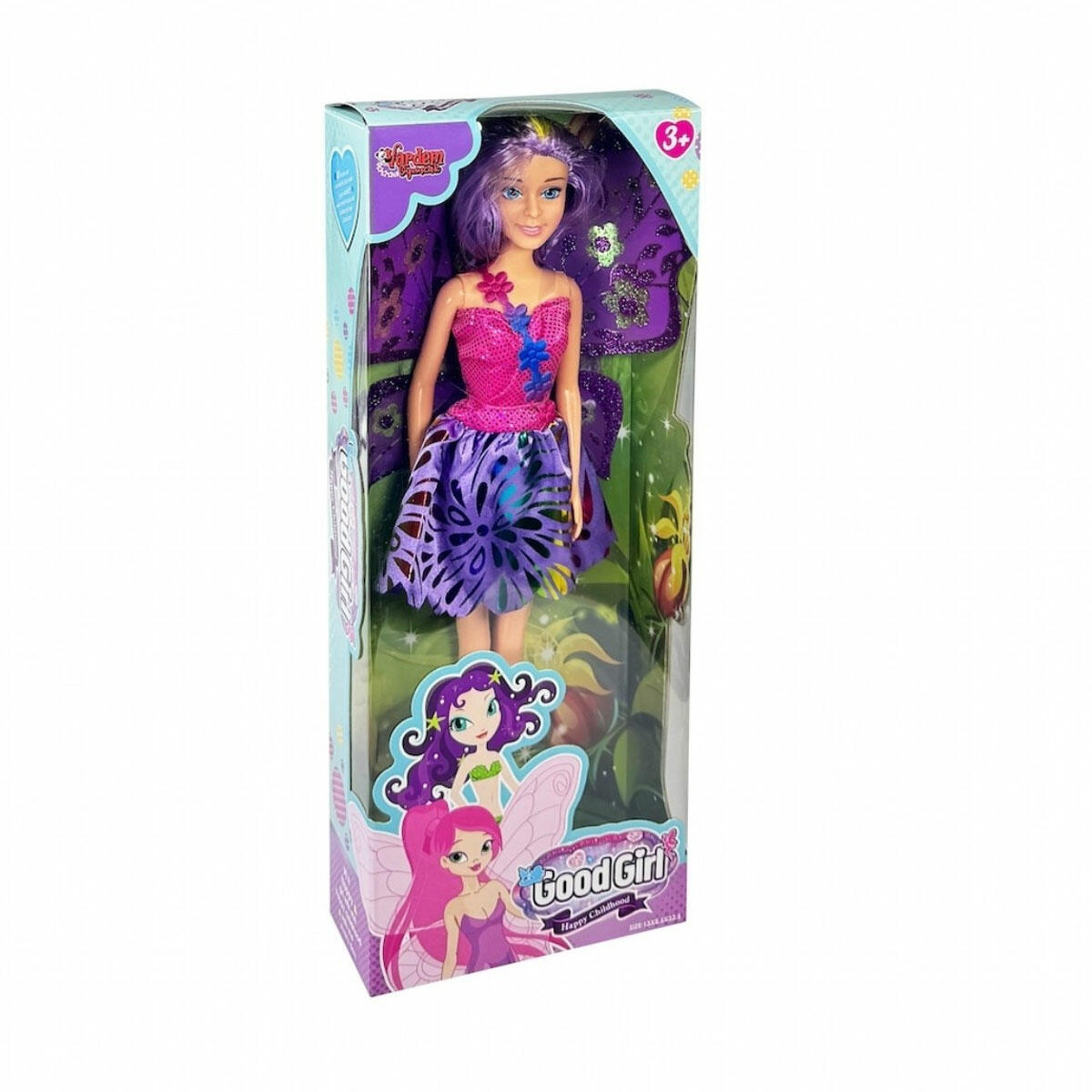 29 cm Kanatlı Peri Bebek | Sihirli Kanatlı Masal Kahramanı | 3+ Yaş Eğitici Ve Şık Oyuncak Bebek