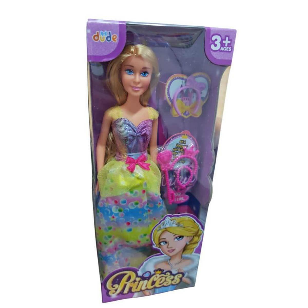 29 CM Prenses Bebek | Aksesuarlı Şık Moda Bebeği | Feyza Oyuncak Esmer Ve Sarışın Seçeneği