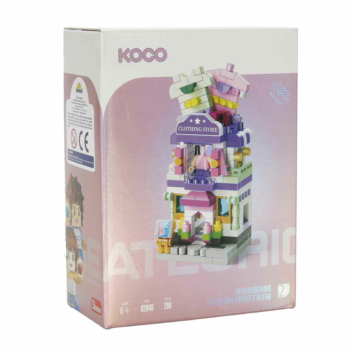 298 Parça Giyim Mağazası Yapı Seti | Mini Bricks Koleksiyonluk Moda Butiği | 6+ Yaş Eğitici İnşa ve Tasarım Seti