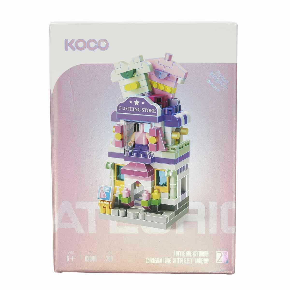 298 Parça Giyim Mağazası Yapı Seti | Mini Bricks Koleksiyonluk Moda Butiği | 6+ Yaş Eğitici İnşa ve Tasarım Seti