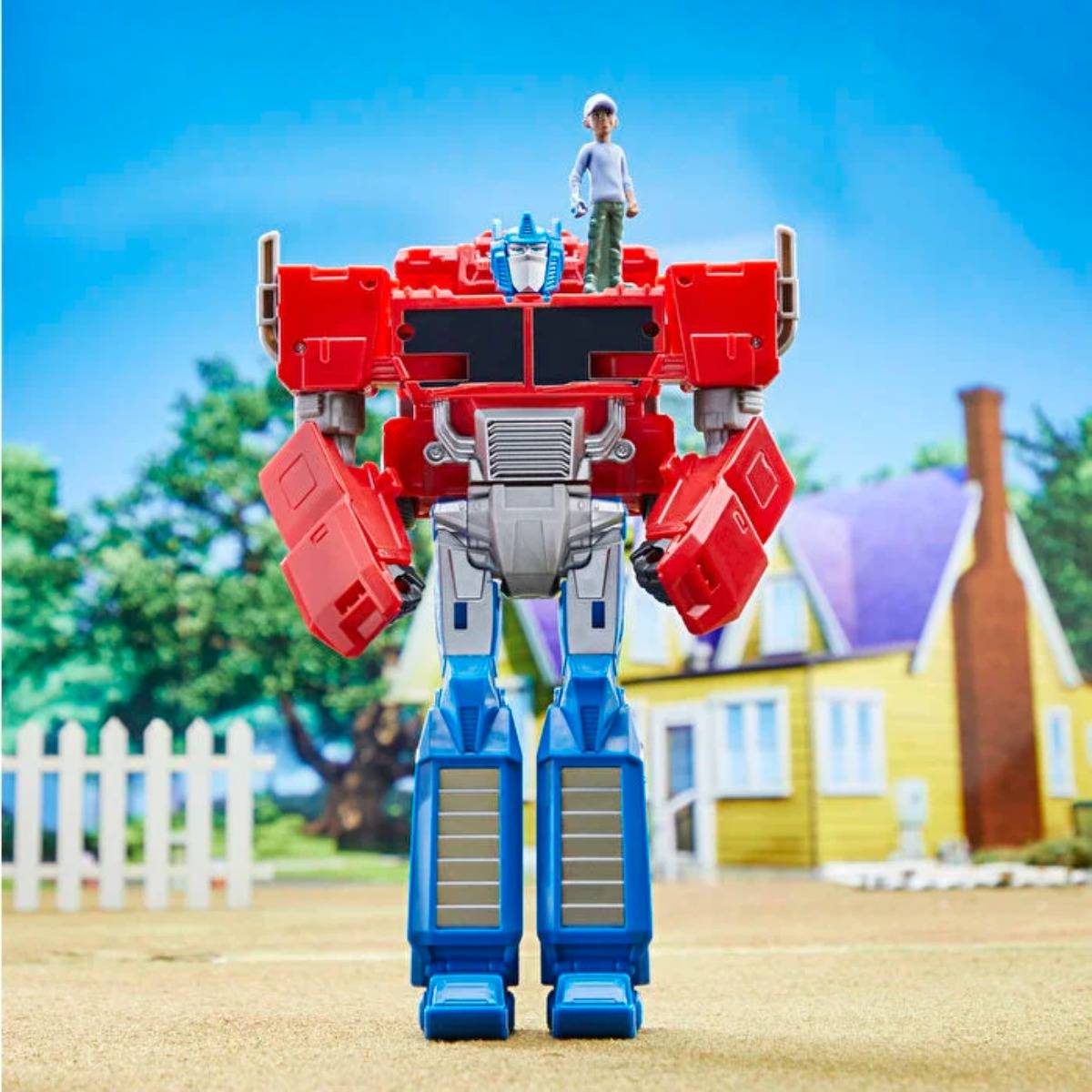 Transformers EarthSpark Spinchanger Optimus Prime 20 cm