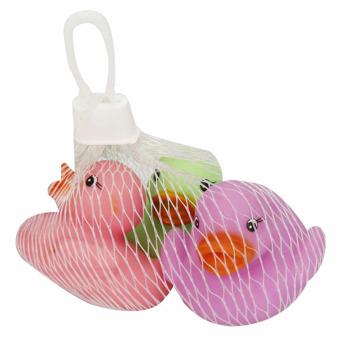 3’lü Ördek Banyo Oyuncağı Seti | Bebekler İçin Yüzen Renkli Ördekler, Banyo Keyfini Artıran Eğitici Su Oyuncakları