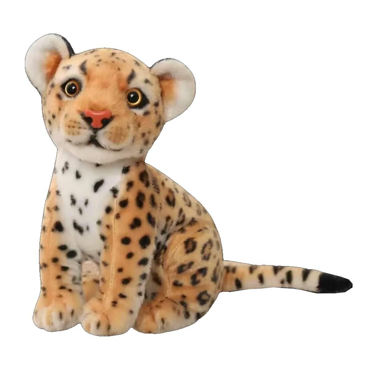 30 Cm Benekli Leopar Pelüş Oyuncak | Yumuşak Welsoft Kumaş Uyku Arkadaşı | Anti-Alerjik Güvenli Seri