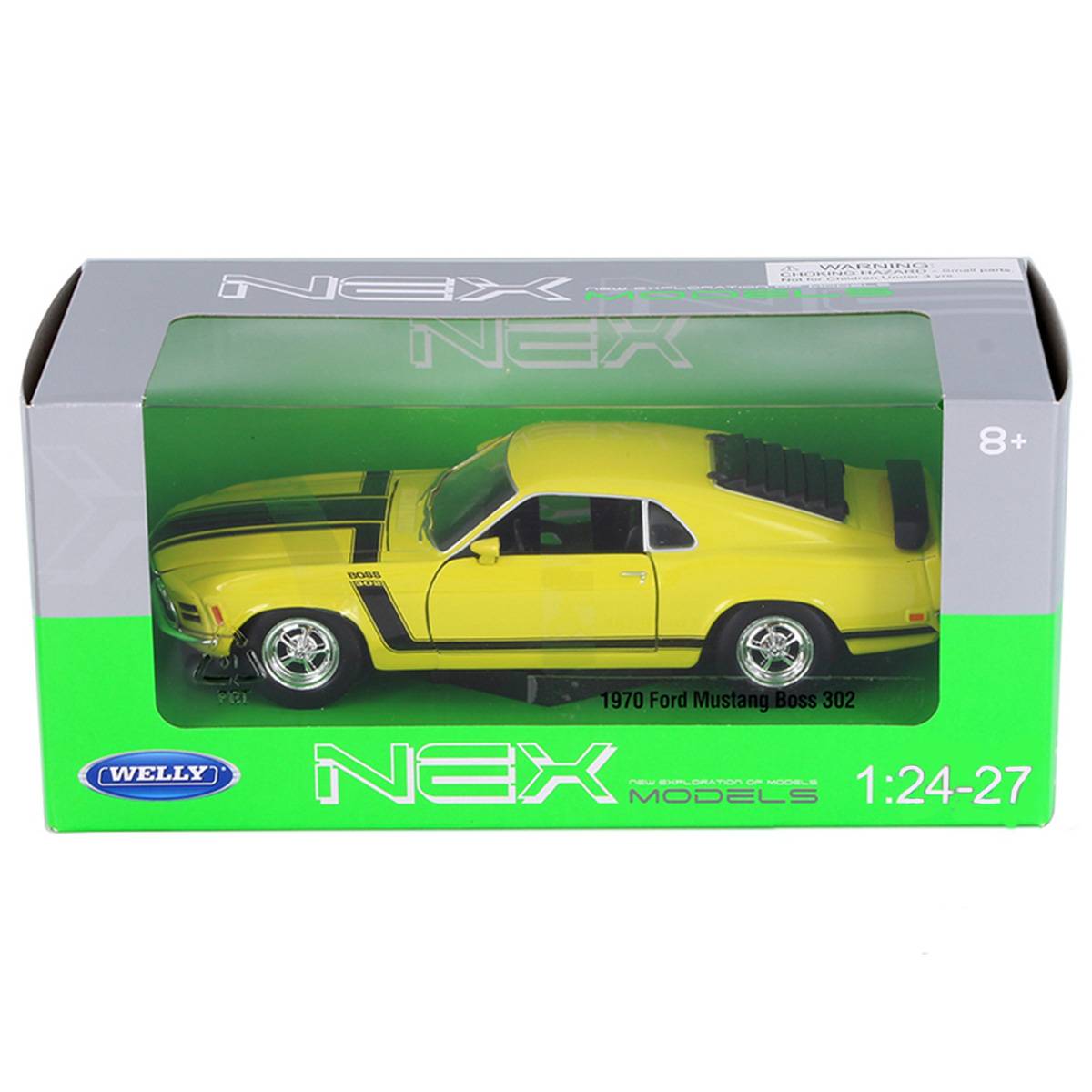 Welly 1:24 Ford Mustang Boss 302 1970 Model Araba