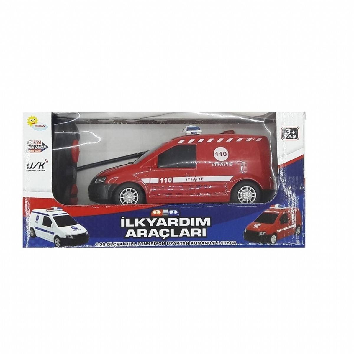 Uzaktan Kumandalı 1:24 İlk Yardım Araçları