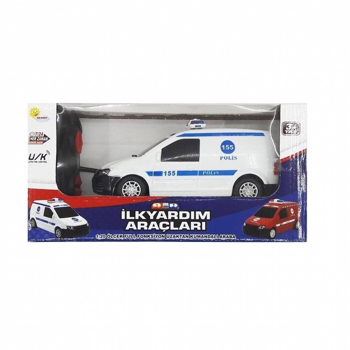 Uzaktan Kumandalı 1:24 İlk Yardım Araçları