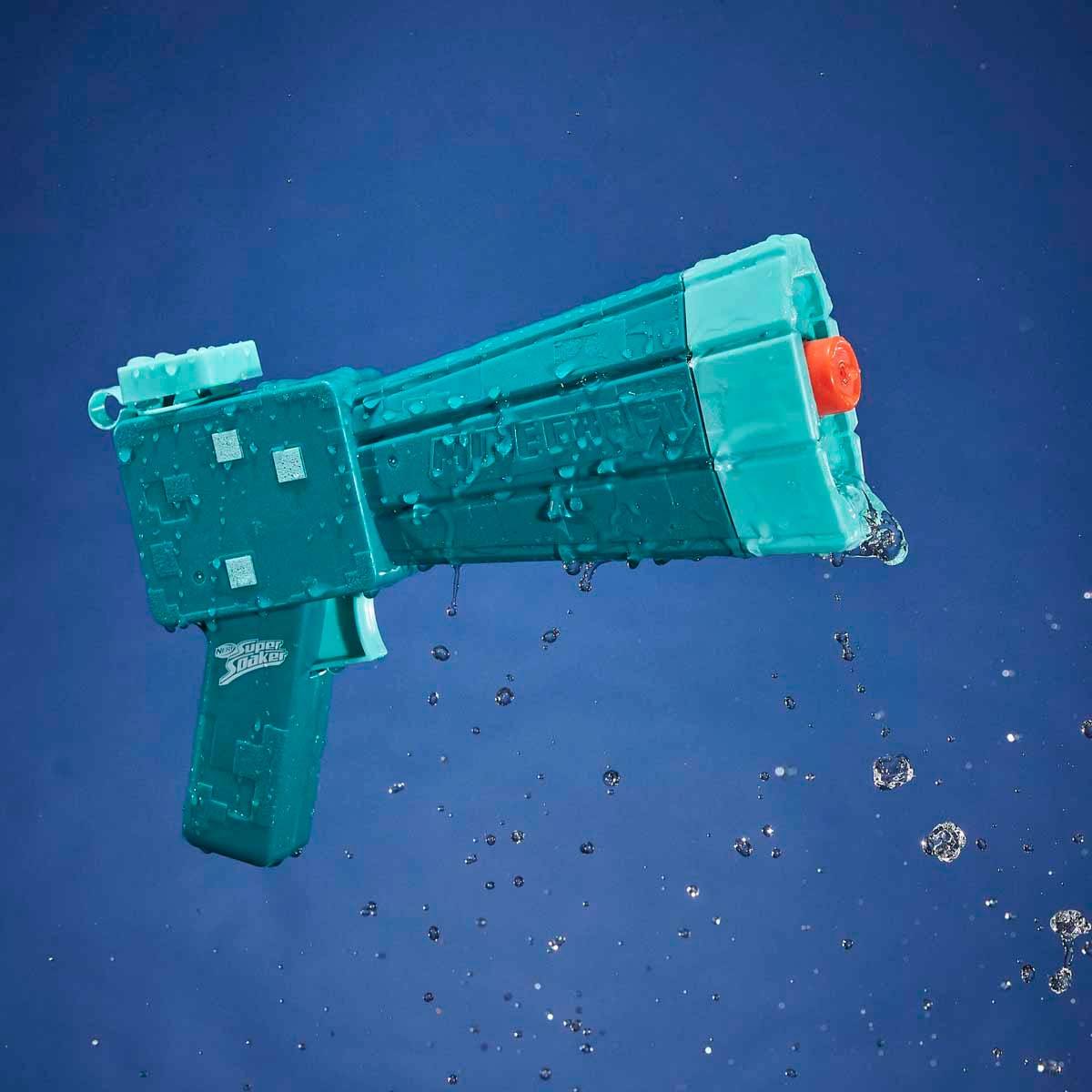 Nerf Super Soaker Minecraft Glow Squid Su Tabancası
