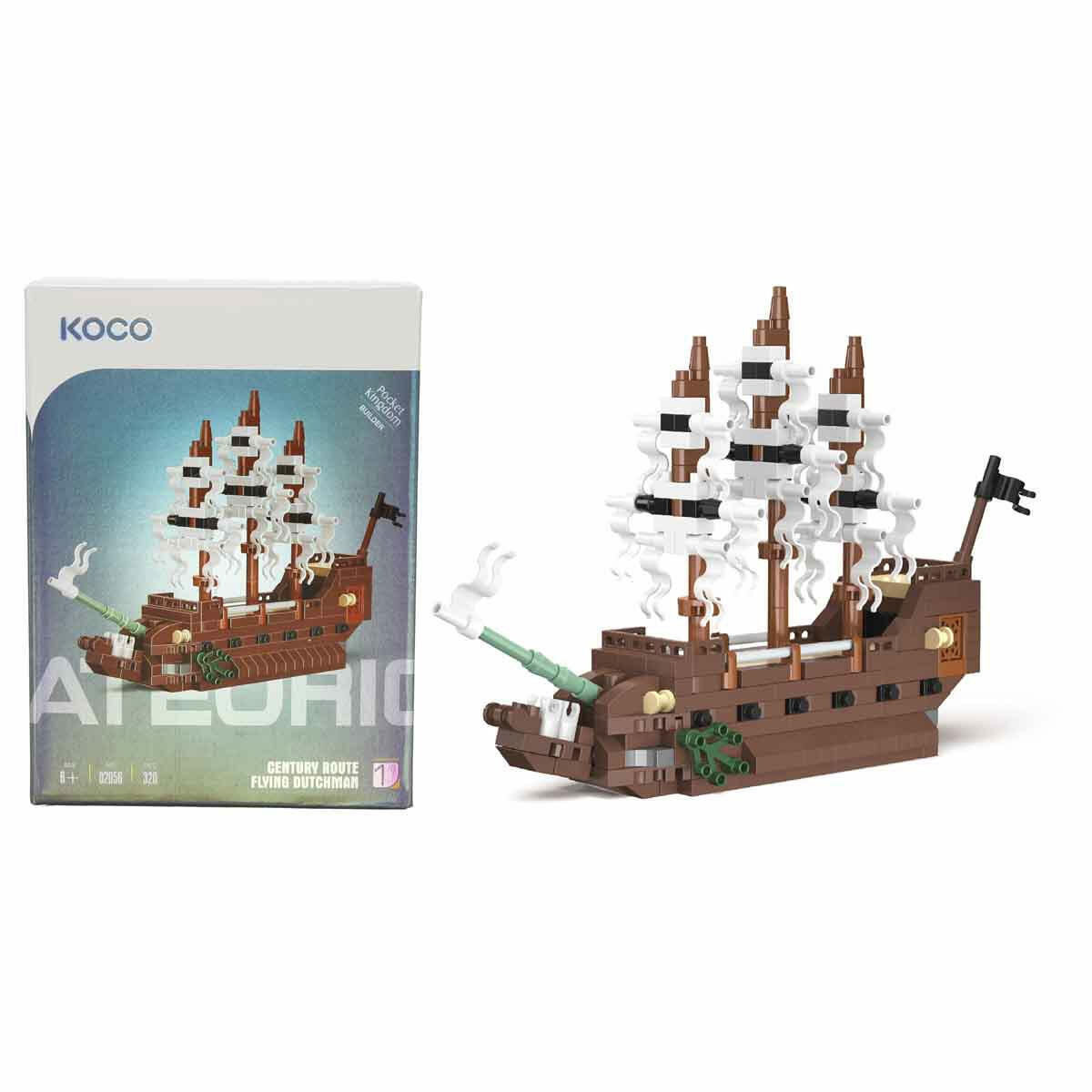 KOCO Bloom Boutique Antika Telefon Yapım Seti | 336 Parça Vintage Blok Model | Dekoratif Koleksiyonluk Yapı Seti