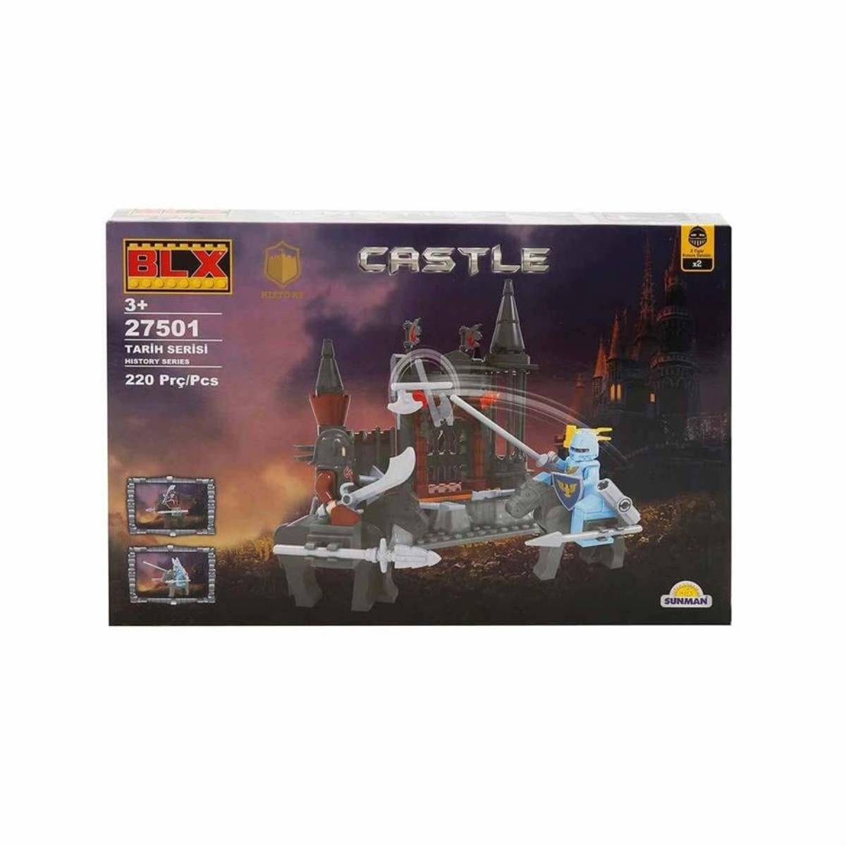 BLX Castle Şövalye Kale Kapısı 220 Parça Yapı Seti