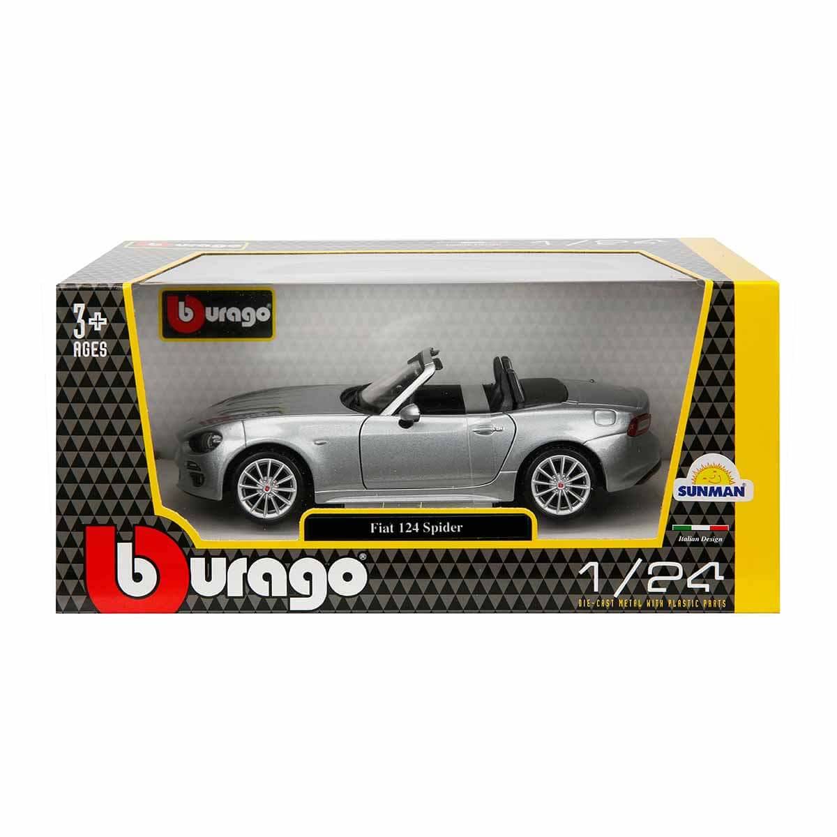 Burago 1/24 Fiat 124 Spider Model Araba