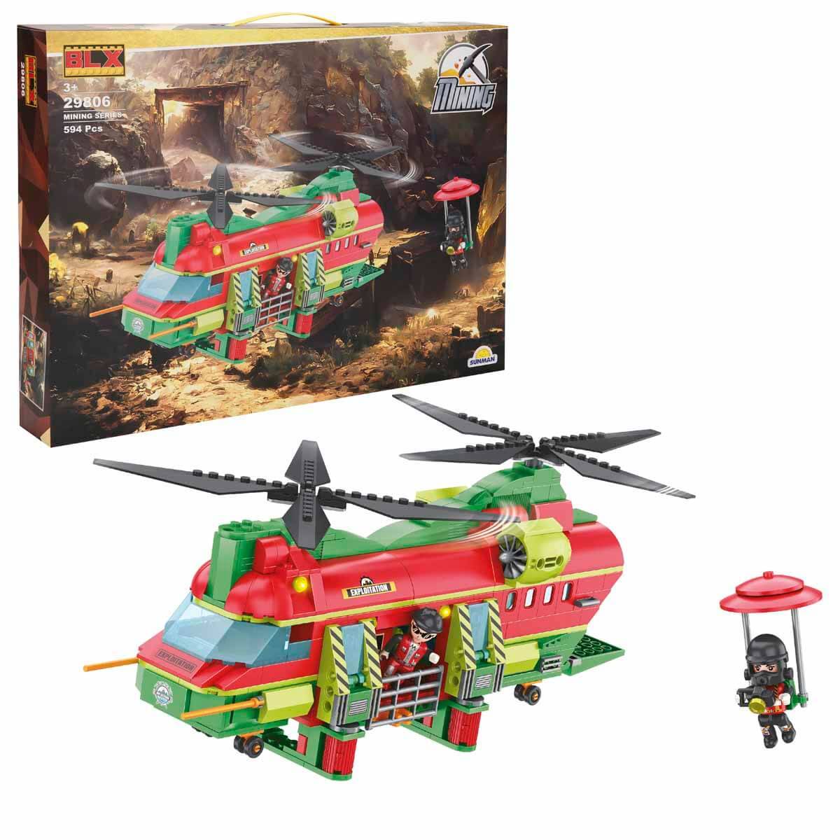 BLX Mining Altın Madeni Keşfi Yapı Seti 594 Parça