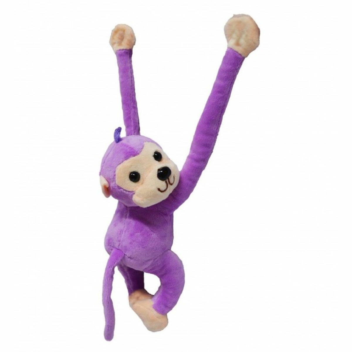 35 cm Sesli Peluş Maymun | Ses Efektli ve Yumuşak Dokulu Eğitici Dost