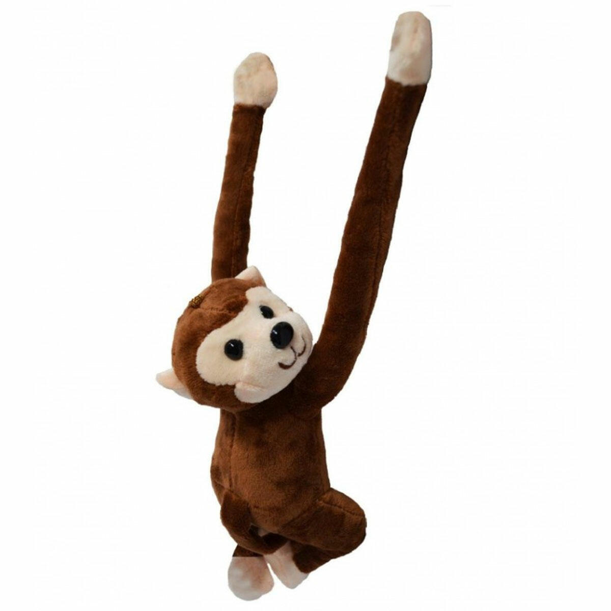 35 cm Sesli Peluş Maymun | Ses Efektli ve Yumuşak Dokulu Eğitici Dost