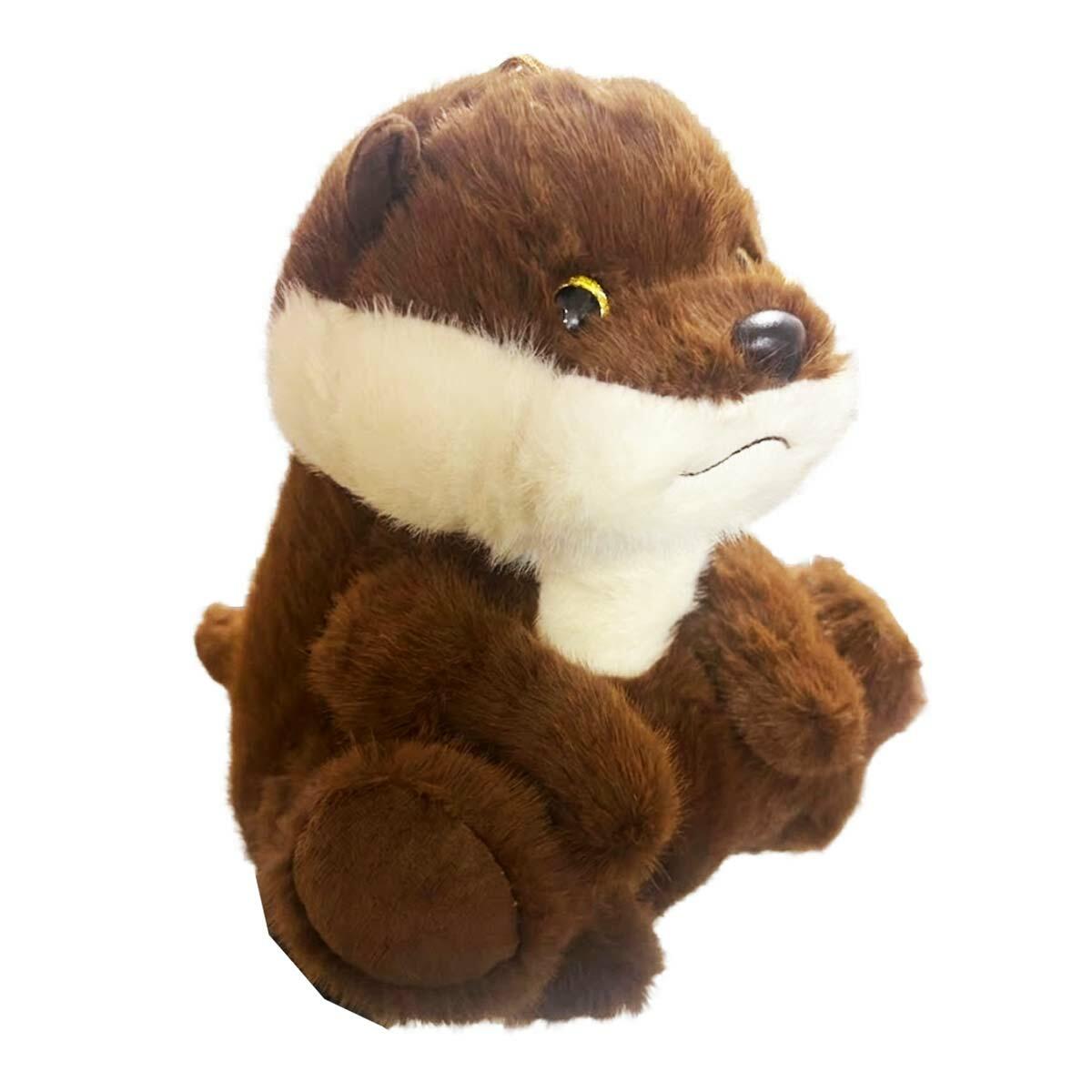 35 CM Su Samuru Peluş | Yumuşacık Uyku Ve Oyun Arkadaşı | Gerçekçi Deniz Samuru Figürü