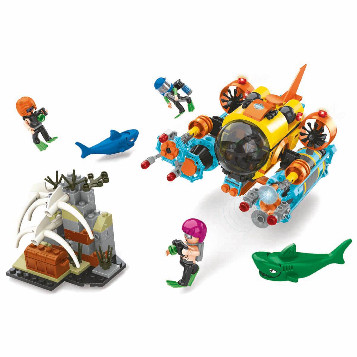 BLX Deep Sea Su Altı Keşif Aracı Yapı Seti 368 Parça