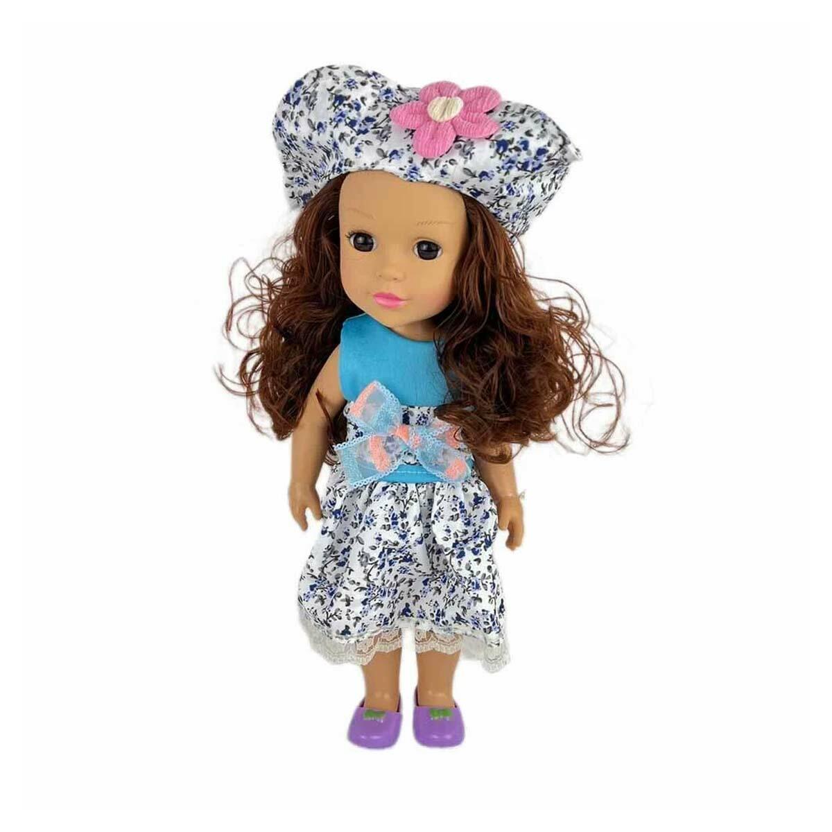 36 Cm Tam Vinil Güzel Kız Bebek | İngilizce Şarkı Söyleyen Eğitici Oyuncak | Gerçekçi Et Bebek Dokusu