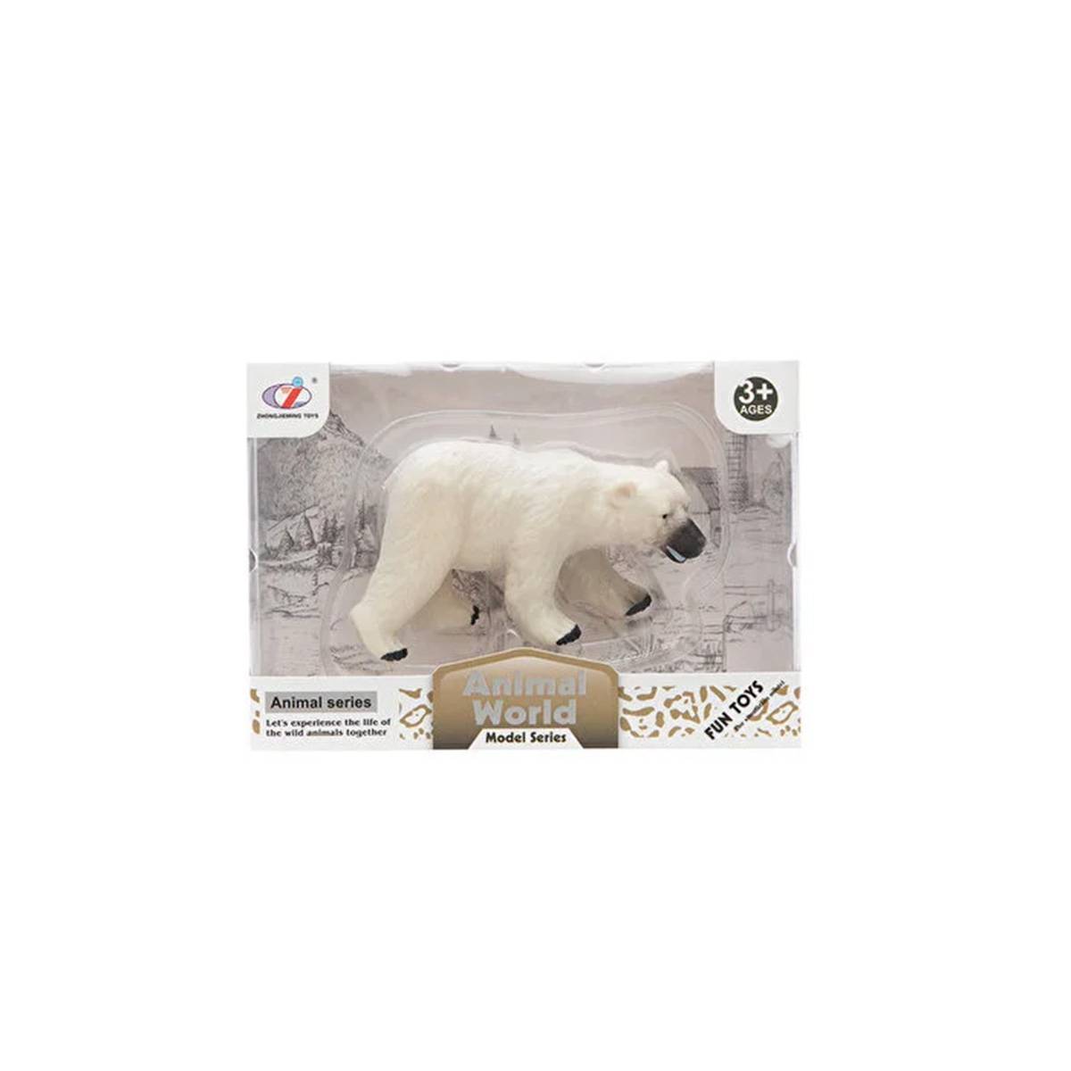 Animal World Kutulu Vahşi Hayvanlar (Aslan, Kutup Ayısı, Zebra)