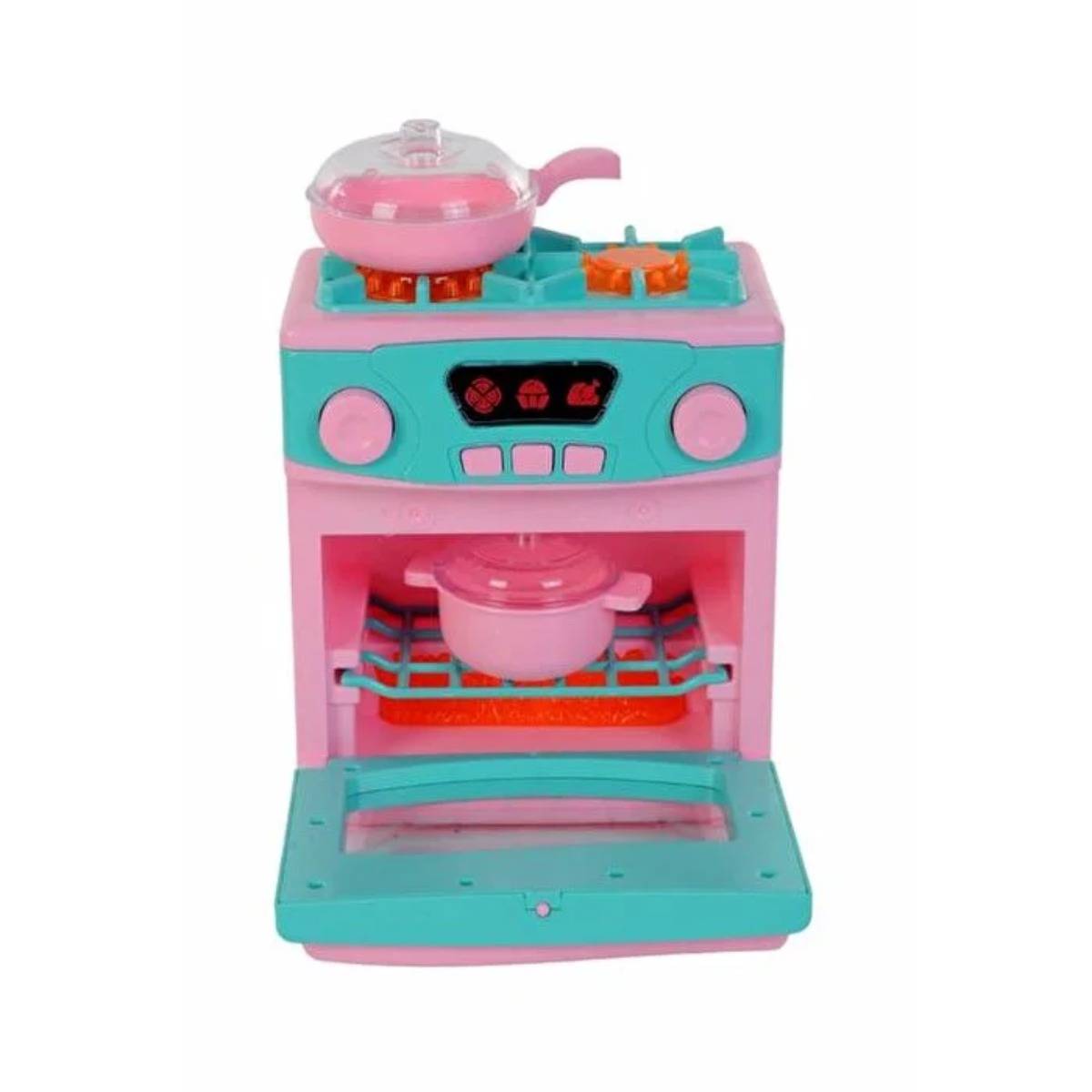 Sesli Işıklı Pilli Ocak ve Fırın Seti