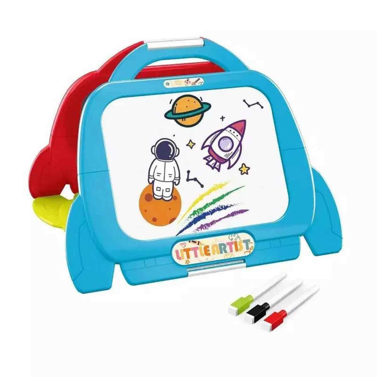 3in1 İlk Çizim Tahtam | 3 Fonksiyonlu Eğitici Aktivite Seti | Kara Tahta, Beyaz Tahta Ve Şeffaf Çizim Alanı