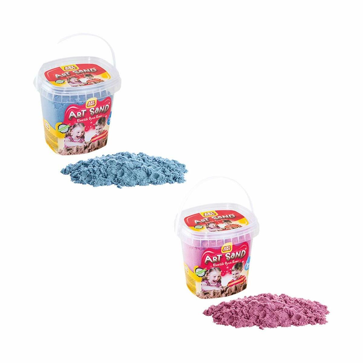 400 gr Renkli Oyun Kumu | 5 Farklı Renk Seçeneği | Eğitici Ve Duyusal Kinetik Kum | Yerli Üretim