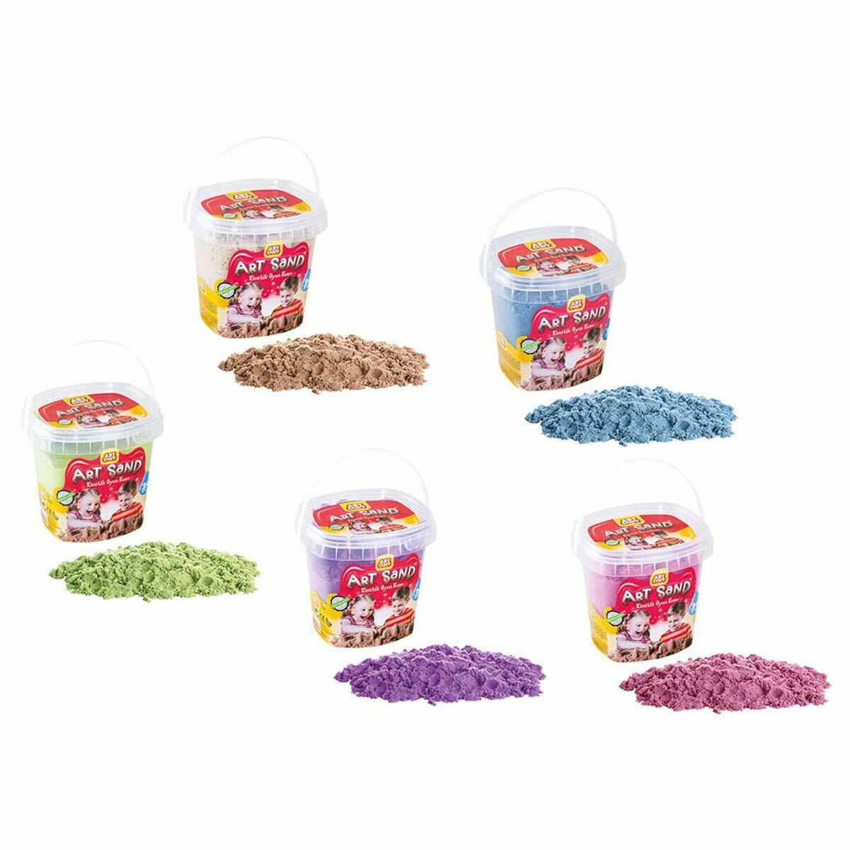 400 gr Renkli Oyun Kumu | 5 Farklı Renk Seçeneği | Eğitici Ve Duyusal Kinetik Kum | Yerli Üretim