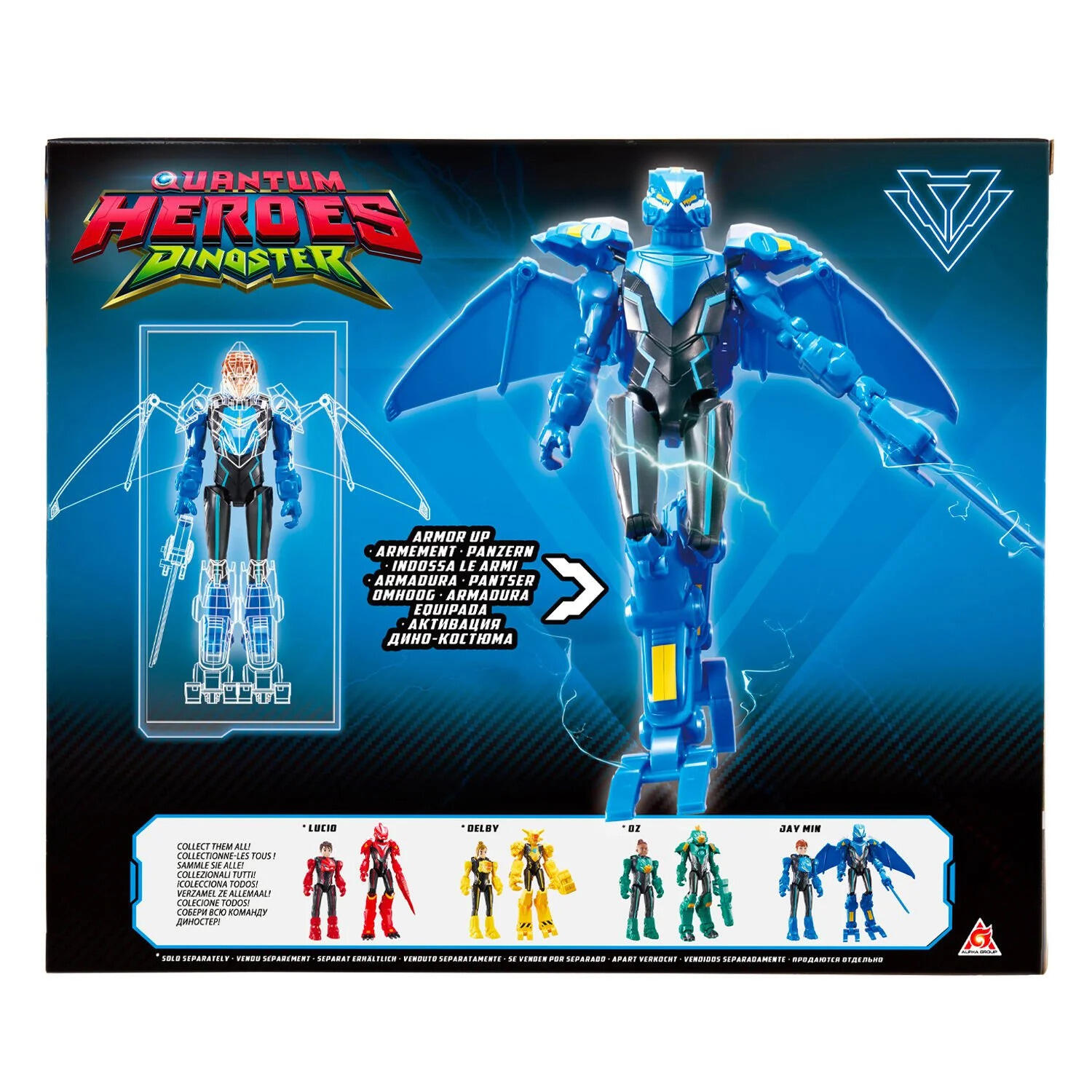 Dinoster Heroes Jay Min Zırhlı Aksiyon Karakter Figürü