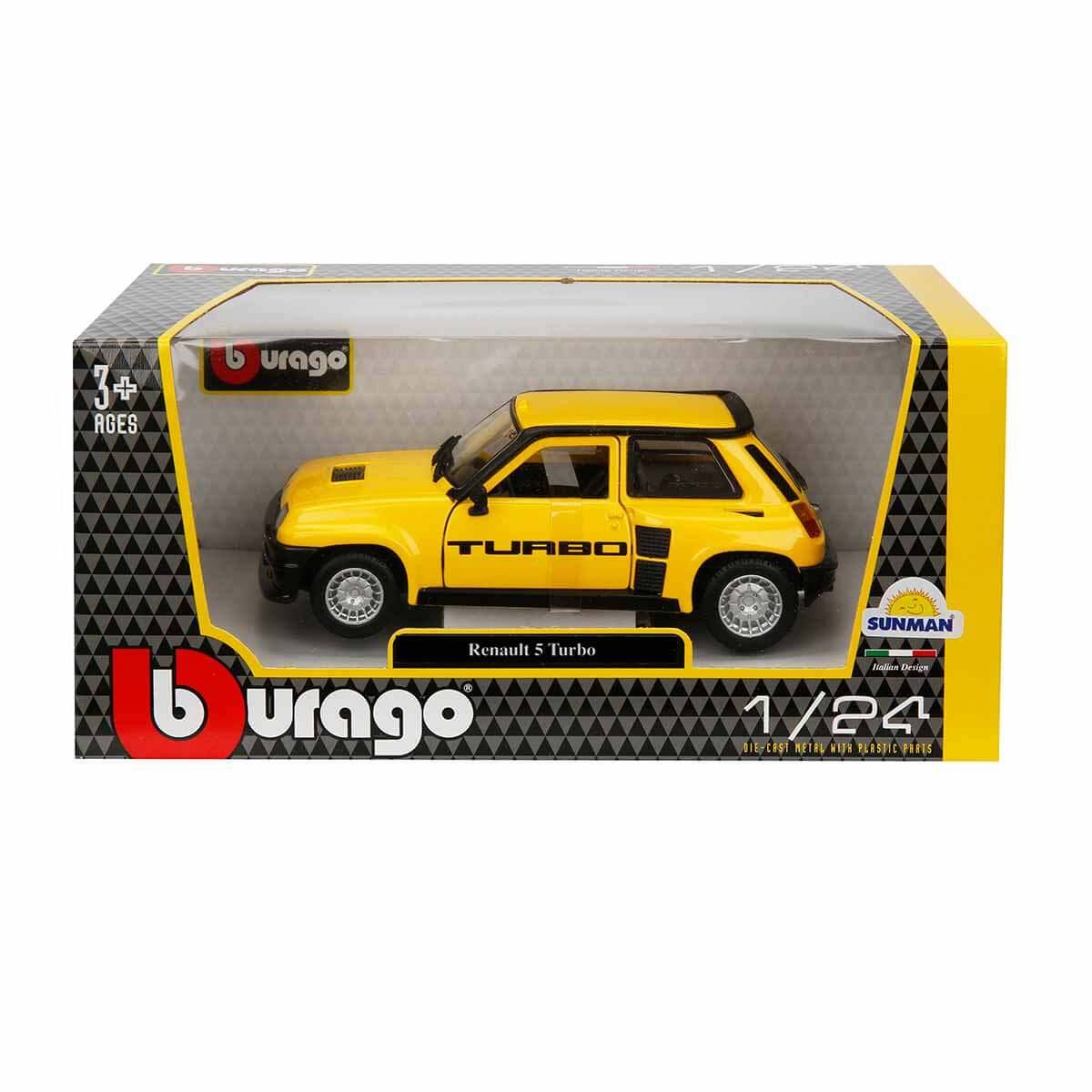 Burago 1/24 Renault 5 Turbo 1982 Model Araba
