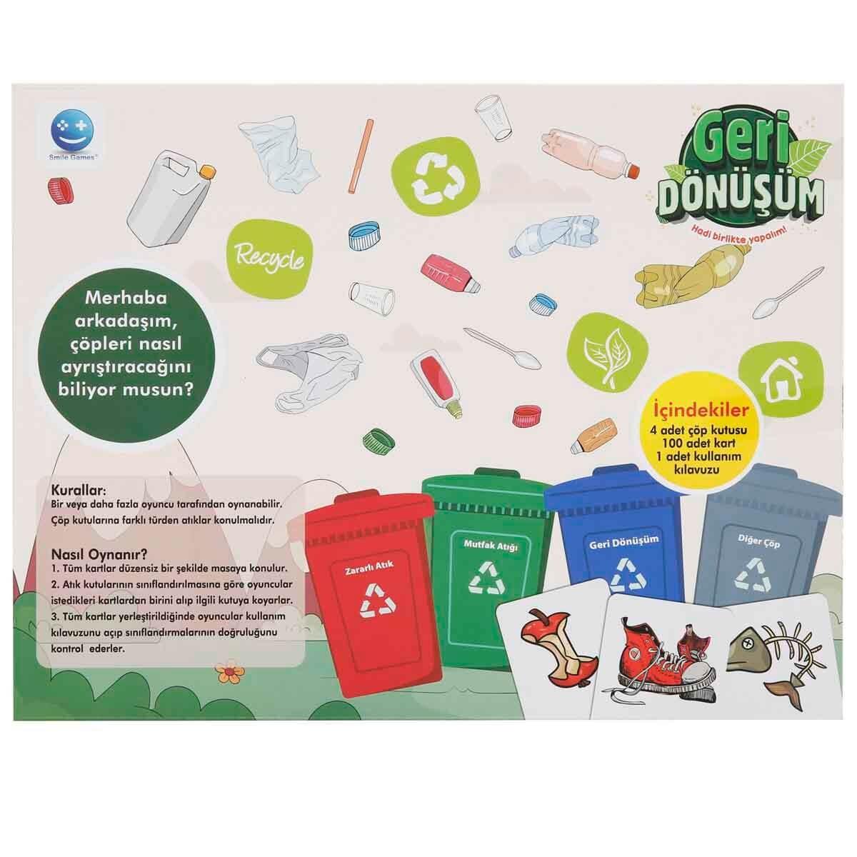 Smile Games Geri Dönüşüm Kutu Oyunu