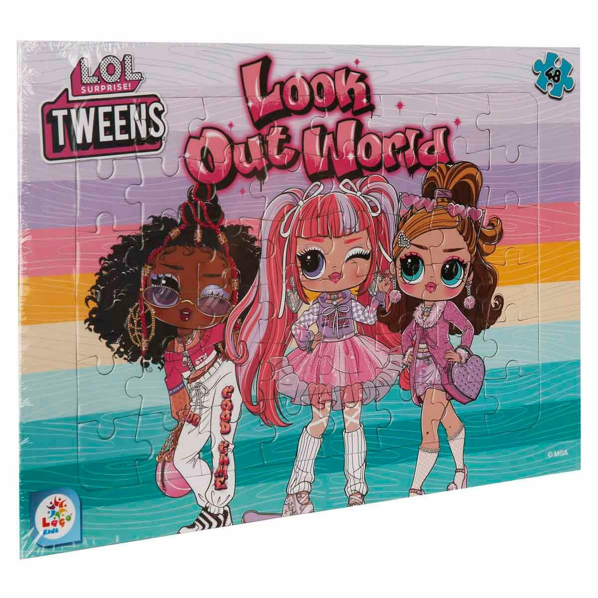 48 Parça L.O.L. Puzzle | L.O.L. Surprise Bebek Desenli Çocuk Puzzle | Eğitici Ve Gelişimsel Zeka Oyunu